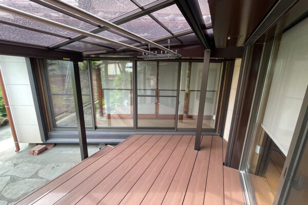 某住宅サッシ取替及びバルコニーー工事