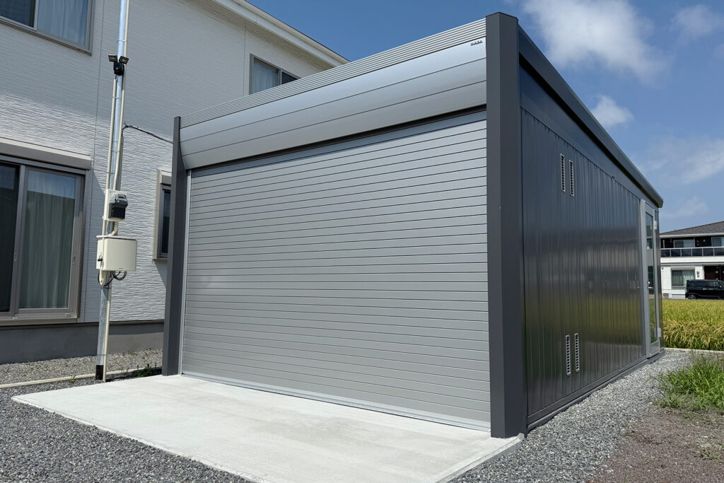 ガレージ設置工事